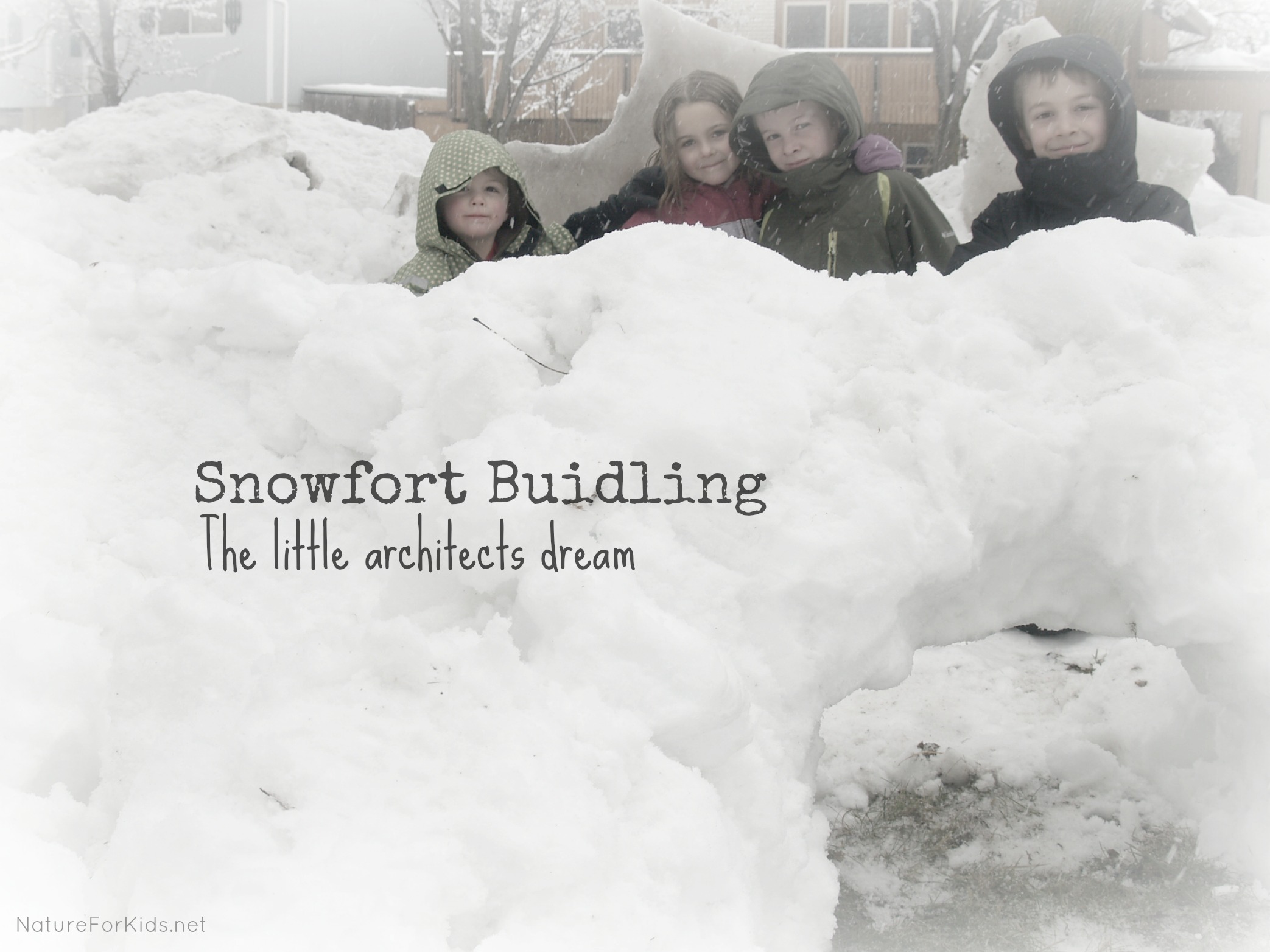 Snow Fort Construction And A New App Called Vine