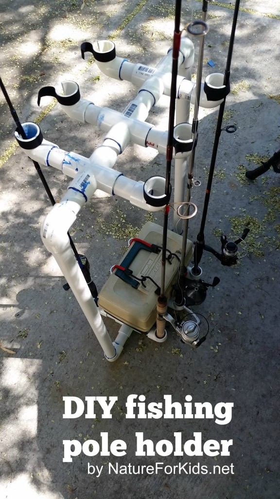 diy fishing pole holder 9
