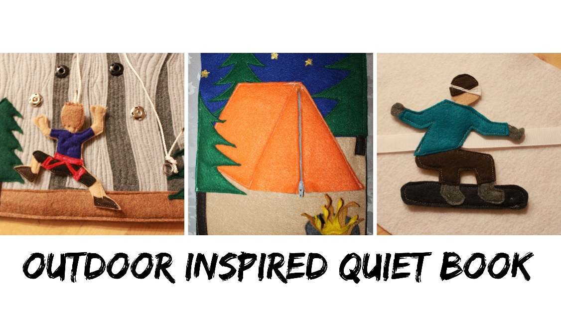 Outdoor Inspired Quiet Book + Free Patterns