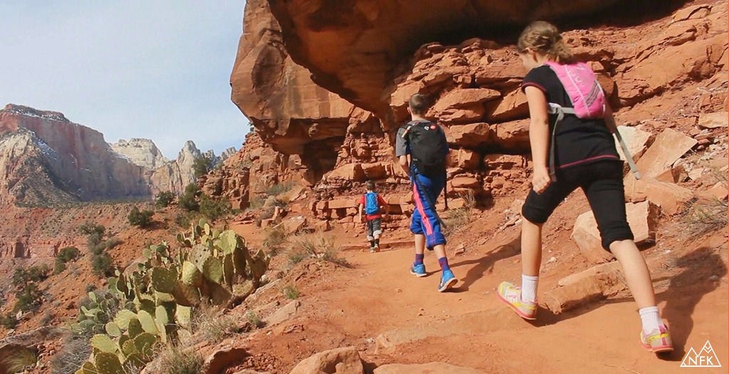 Hiking Watchman Trail At Zion National Park